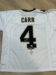 Derek Carr Signed Jersey With COA
