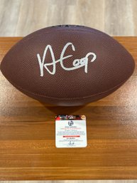 Amari Cooper Autographed Football With COA