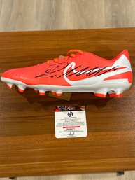 Ronaldo Autographed Cleat  With COA