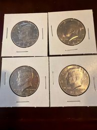 1984 Kennedy Half Dollar BU Lot Of 4