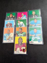 1969 Topps Football Card Lot Of 10