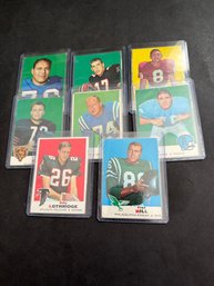 1969 Topps Football Card Lot Of 8