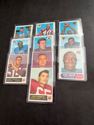 1965 And 1968 Topps Football Card Lot Of 10