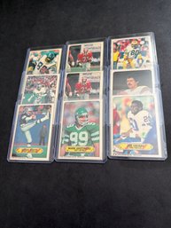 1983 Topps Football Card Lot Of 9