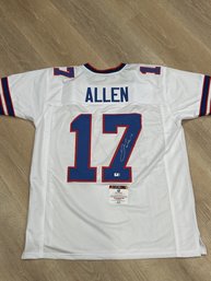 Josh Allen Autographed Jersey With COA