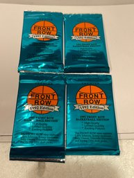 1992 Edition Basketball Front Row Premier  - Lot Of 4 Packs - 10 Cards