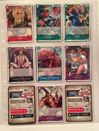 One Piece Card Game  - Lot Of 18 Cards - Japanese