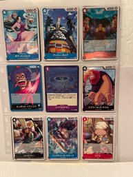 One Piece Card Game  - Lot Of 18 Cards - Japanese