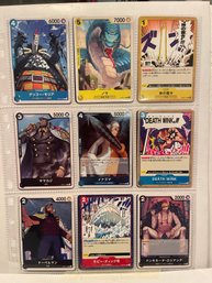 One Piece Card Game  - Lot Of 18 Cards - Japanese