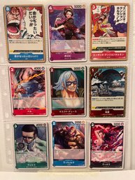One Piece Card Game  - Lot Of 18 Cards - Japanese