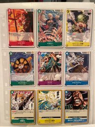 One Piece Card Game  - Lot Of 18 Cards - Japanese