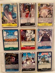 One Piece Card Game  - Lot Of 18 Cards - Japanese