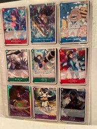 One Piece Card Game  - Lot Of 18 Cards - Japanese
