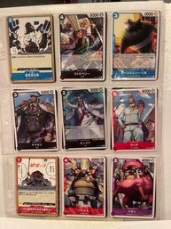 One Piece Card Game  - Lot Of 18 Cards - Japanese
