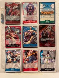 One Piece Card Game  - Lot Of 18 Cards - Japanese