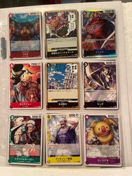 One Piece Card Game  - Lot Of 18 Cards - Japanese