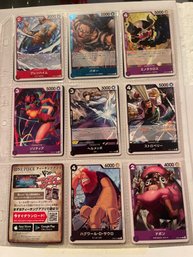 One Piece Card Game  - Lot Of 18 Cards - Japanese