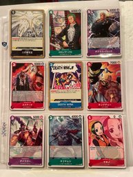 One Piece Card Game  - Lot Of 18 Cards - Japanese