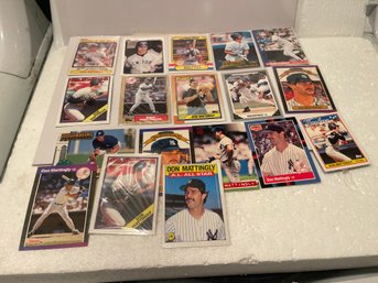 Don Mattingly - 18 Assorted Cards