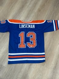 Ken Linseman Autographed Jersey With COA