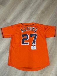 Jose Altuve  Autographed Jersey With COA