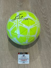 Lionel Messi Autographed Soccer Ball With COA
