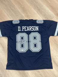 Drew Pearson Autographed Cowboys Jersey With COA