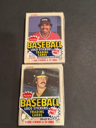 1983 Fleer Cello Baseball Card Pack Lot Of 2