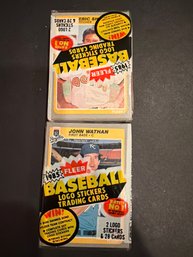 1985 Fleer Cello Pack Lot Of 2