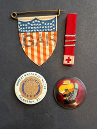 Vintage Pin Lot Of 4