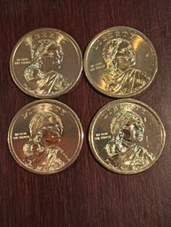 2016 D Sacagawea Dollar Coin Lot Of 4. BU