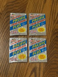 Lot Of (4) Pacific Major Soccer League Unopened Packs