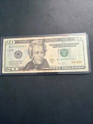 2013 Twenty Dollar Bill. Low Serial Number!