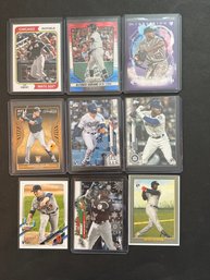 Modern Baseball Card Lot Of 9