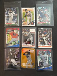 Modern Baseball Card Lot Of 9