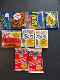 Assorted Sports Card Pack Lot