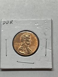 1999 D Lincoln Cent DDR Variety