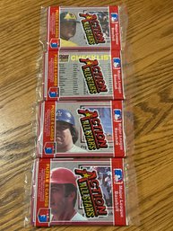 1983 Donruss Action All Stars Lot Of (4) Unopened Packs.