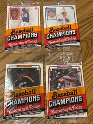 1984 Donruss Baseball ChampionsLot Of (4) Unopened Packs.