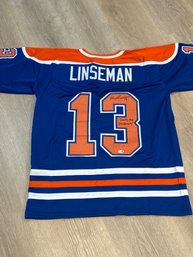 Ken Linseman Autographed Jersey With COA