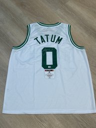 Jason Tatum Autograghed Jersey  With COA!