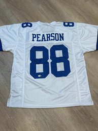 Drew Pearson Autographed Cowboys Jersey With COA
