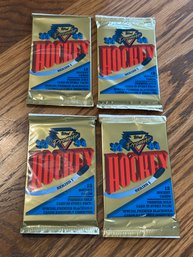 1993-1994 Topps Premier Hockey Unopened Packs Lot Of (4)