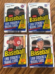 1988 Fleer Cello Packs Unopened Lot Of (4)