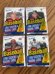 1988 Fleer Cello Packs Unopened Lot Of (4)