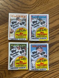 1988 Topps Cello Pack Lot Of 4