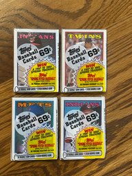 1988 Topps Cello Pack Lot Of 4