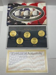 Gold Edition State Quarter Set - 2001