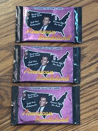 1993 American Bandstand Lot Of (3) Unopened Packs Trading Cards