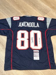 Danny Amendola Autographed Patriots Jersey With COA